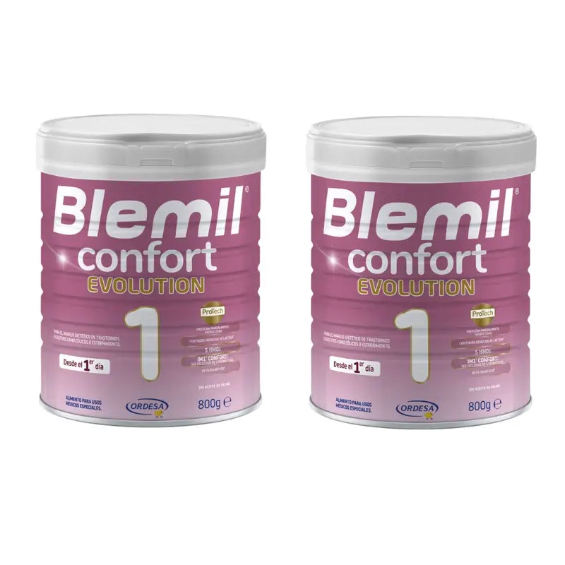 Blemil 1 Comfort Evolution, paquet de 2x800 grammes