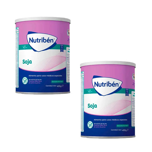 Lait hydrolysé de soja Nutribén, 2 X 400g