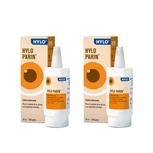 Hylo Parin Gouttes pour les yeux 10 ml, paquet de 2