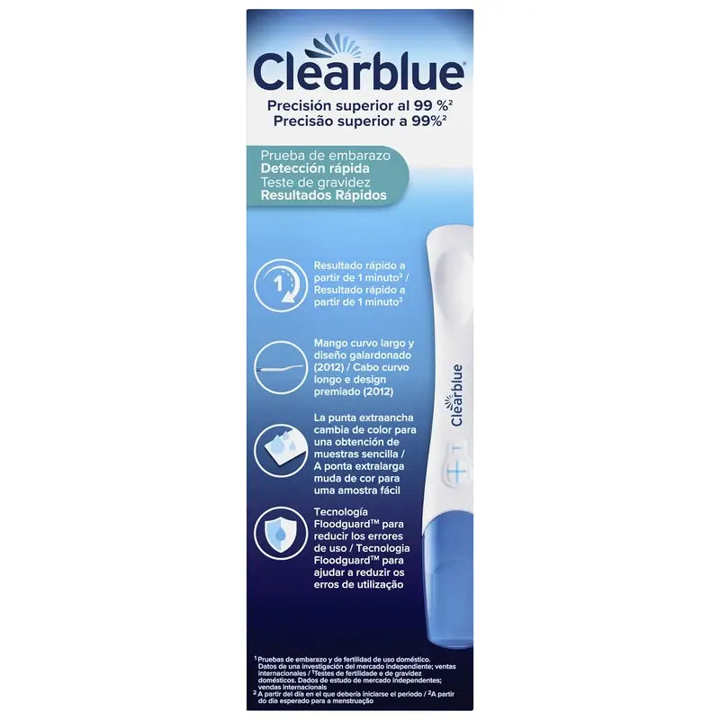 Clearblue Pack Plus Test de grossesse analogique, 3 tests