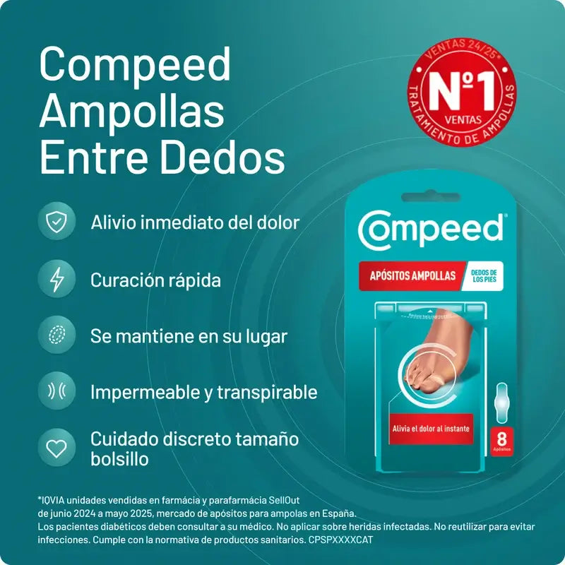 Compeed Foot Finger Dressing Pack, 3x8 Units