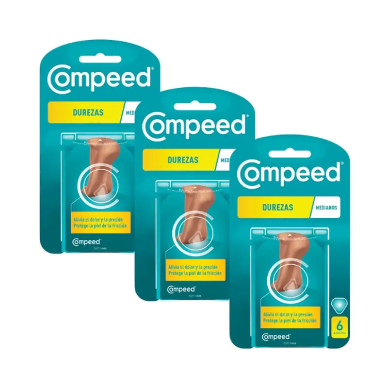 Pansement Compeed Pack, dureté moyenne, 3x6 unités