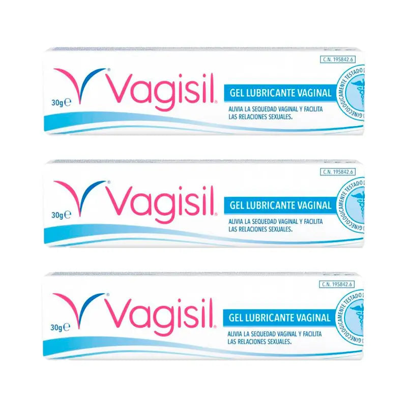 Pack 3 Gel lubrifiant vaginal Vagisil, 30gr