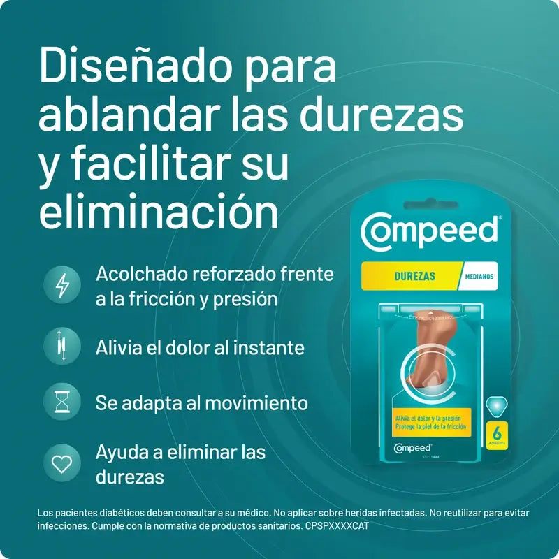 Pansement Compeed Pack, dureté moyenne, 4x6 unités