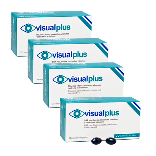 Pack 4 Visualplus 30 gélules