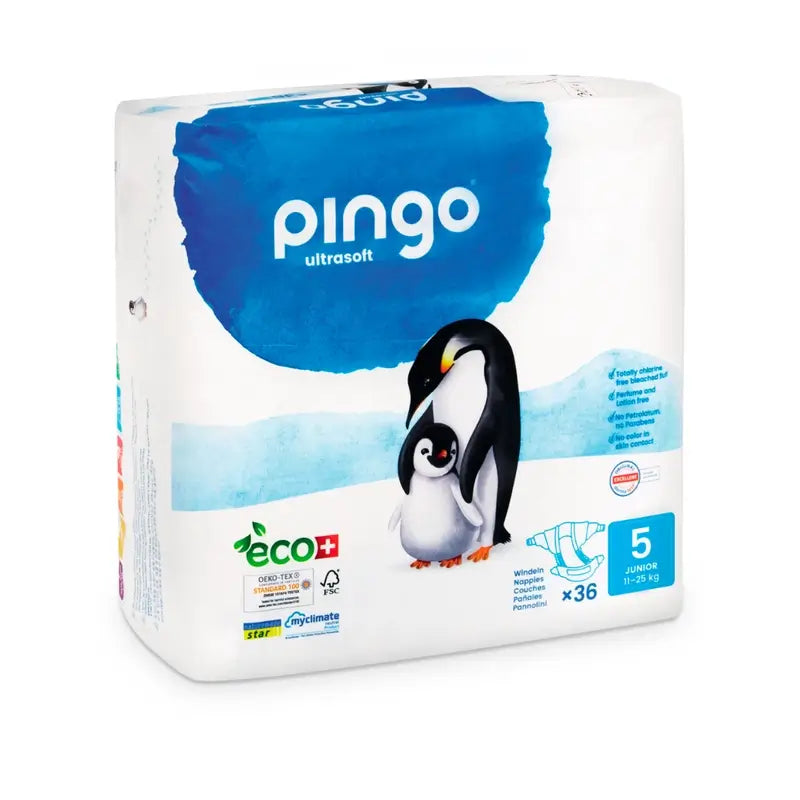 Pingo Nappy Culotte de protection taille 5, paquet de 4 x 28 unités