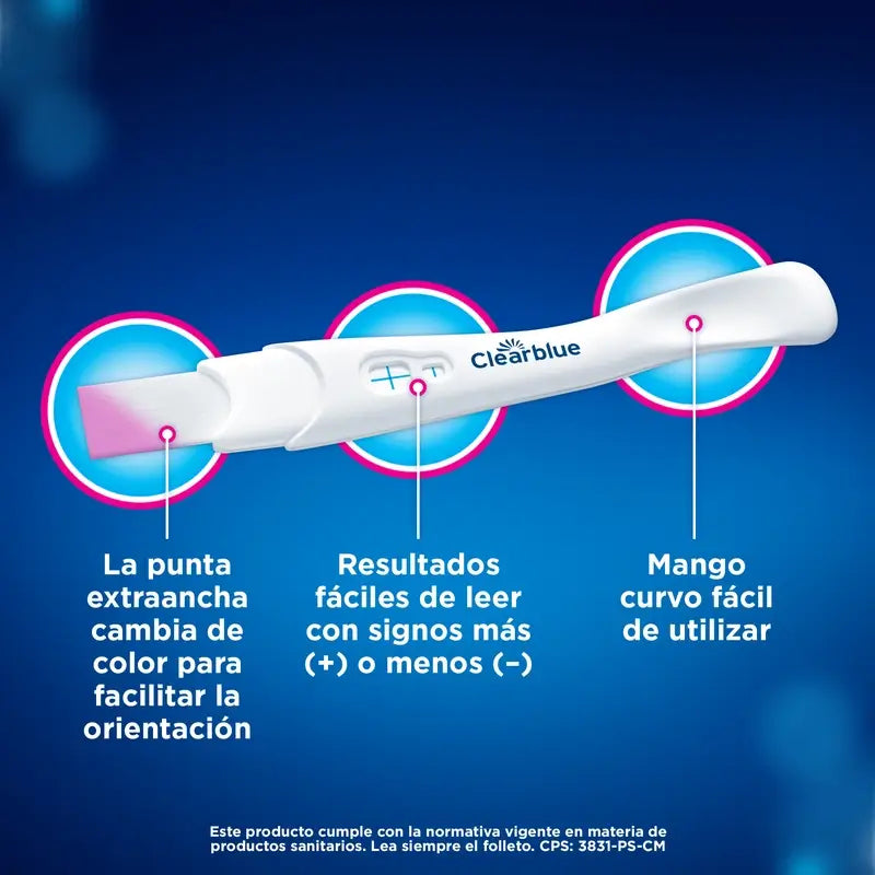 Clearblue Pack Plus Test de grossesse analogique, 6 tests