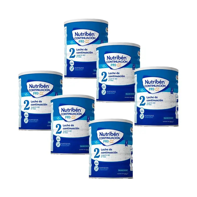 Nutribén Pro-Alfa 2 Milk Continuation, 6 X 800 g
