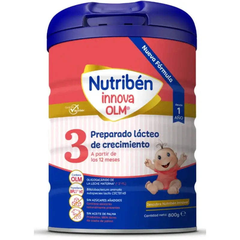 Nutribén Innova 3 Lait de croissance, 6 X 800 grammes