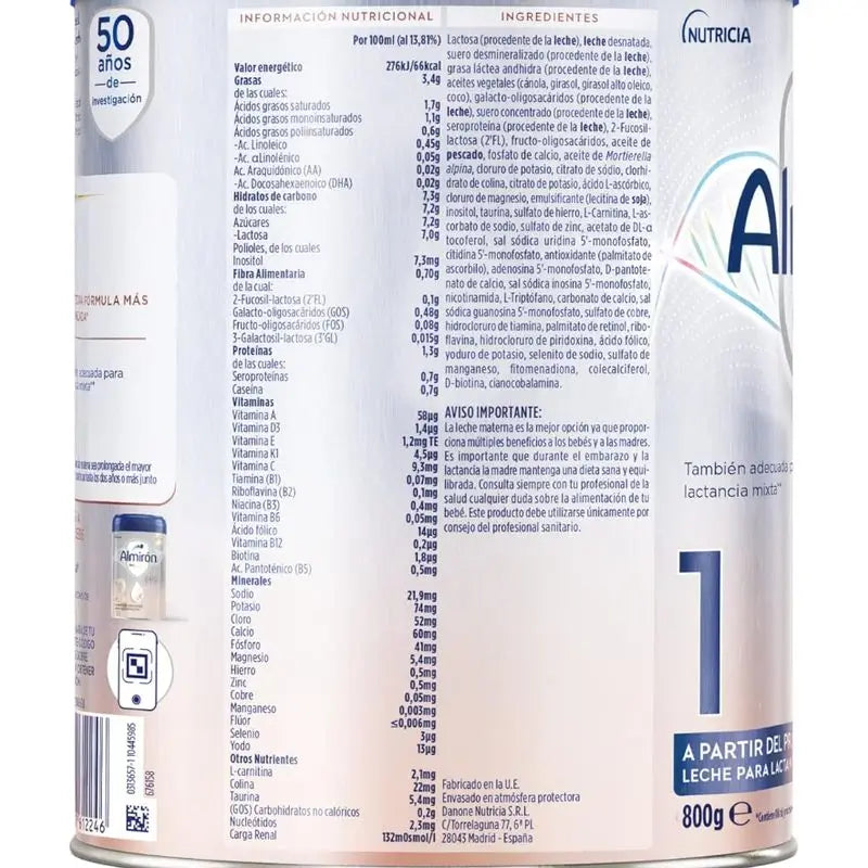 Almiron Profutura 1, 8 X 800 g