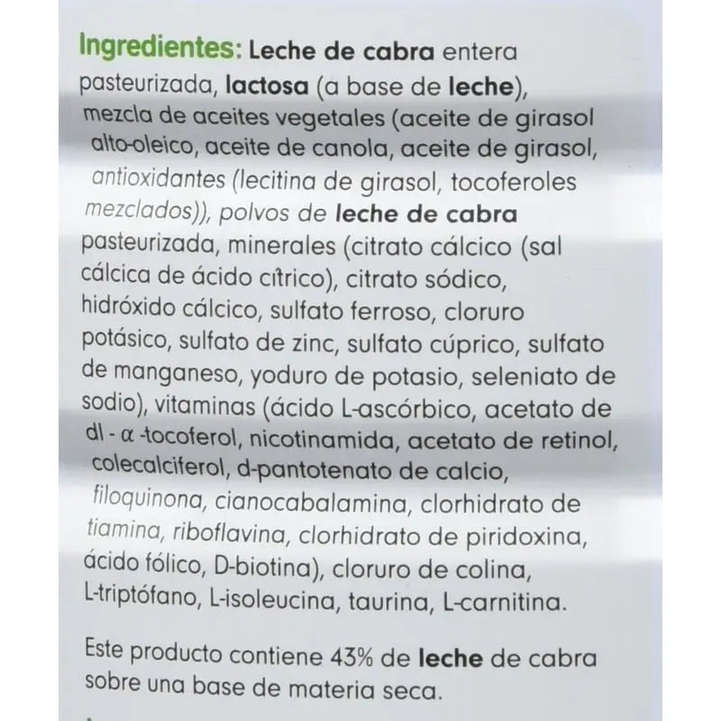 Capricare 1 lait pour nourrissons, paquet de 8 x 800 g