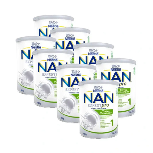 Lait infantile Nestlé Nan Total Comfort 1, paquet de 8 x 800 g