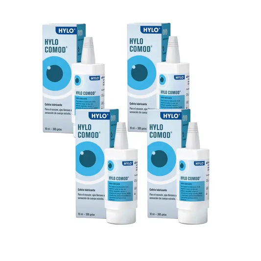 Hylo Comod Collyre 10 ml, paquet de 4