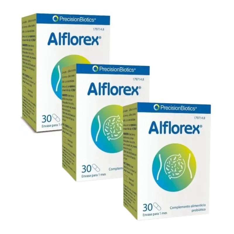 Alflorex Supplément Alimentaire Probiotique, Pack 3x30 Capsules