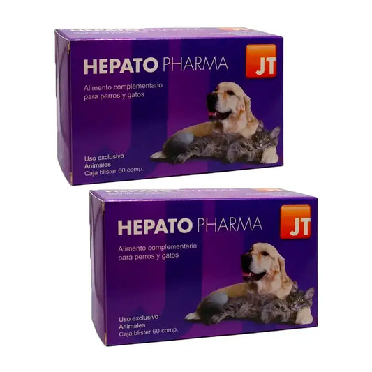 JTPharma Hepato Pharma, Pack 2 x 60 comprimés