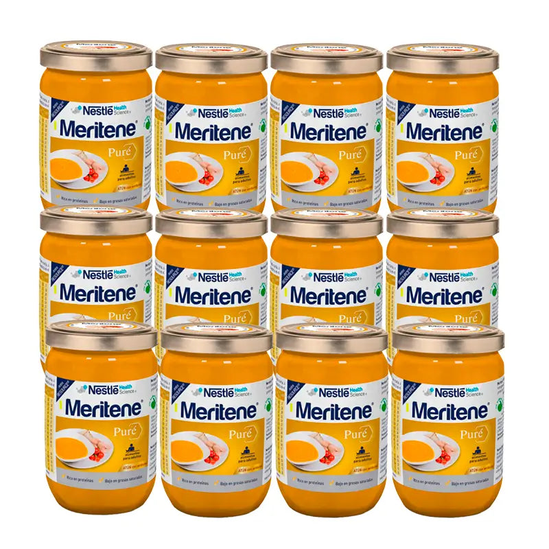 Meritene Puree Tuna with Vegetables, 12x300 g