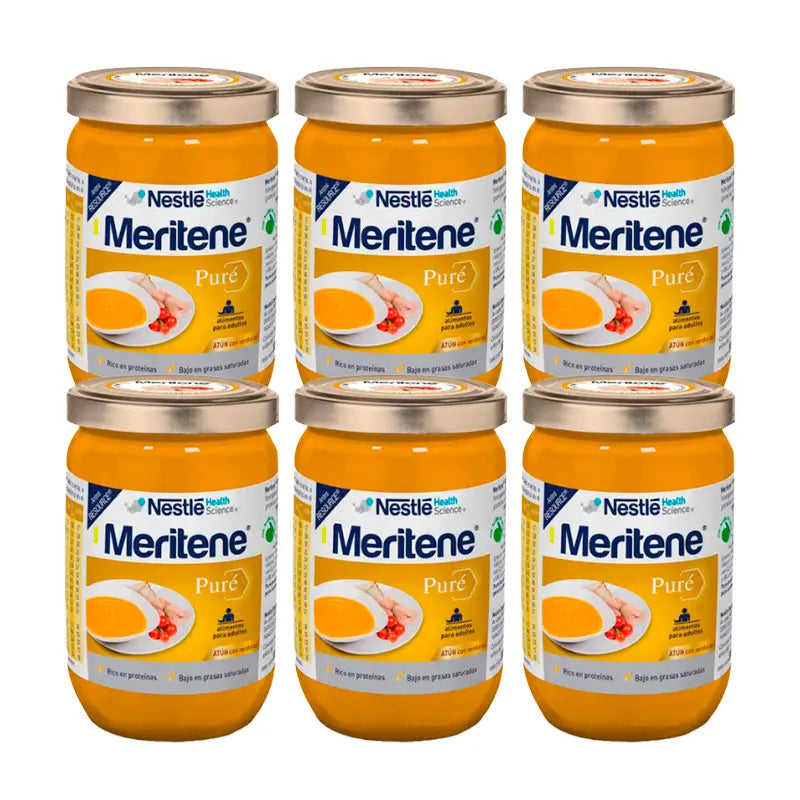 Meritene Purée de thon aux légumes, 6x300g