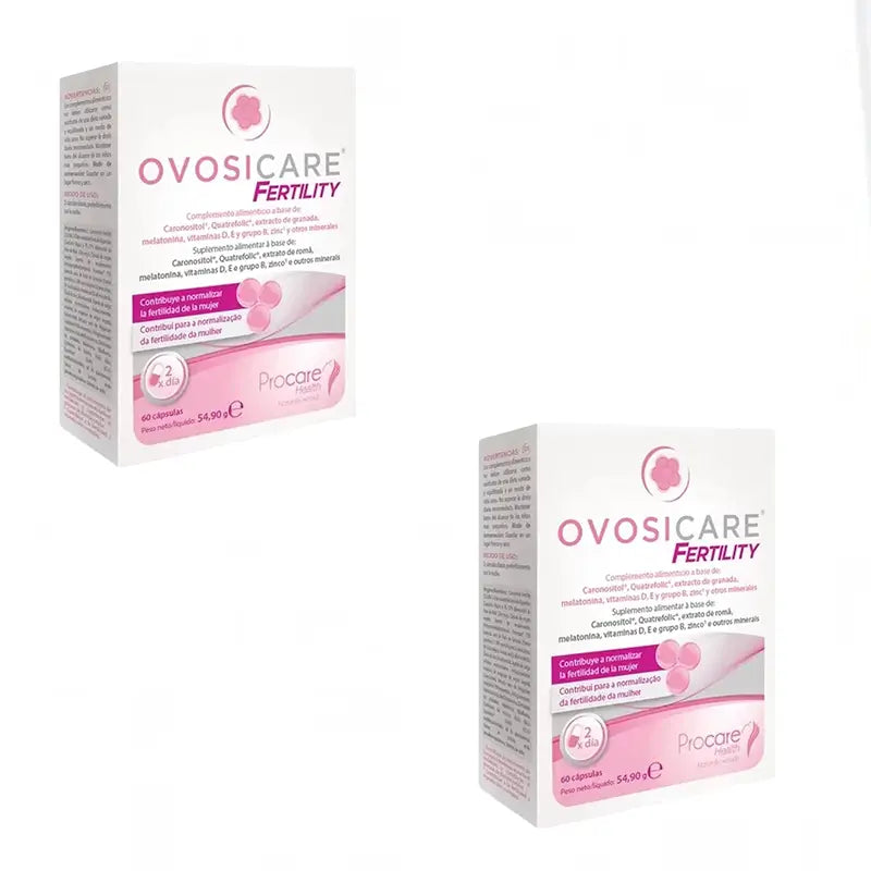 Ovosicare Supplément Alimentaire pour la Fertilité, Pack 2x60 Capsules