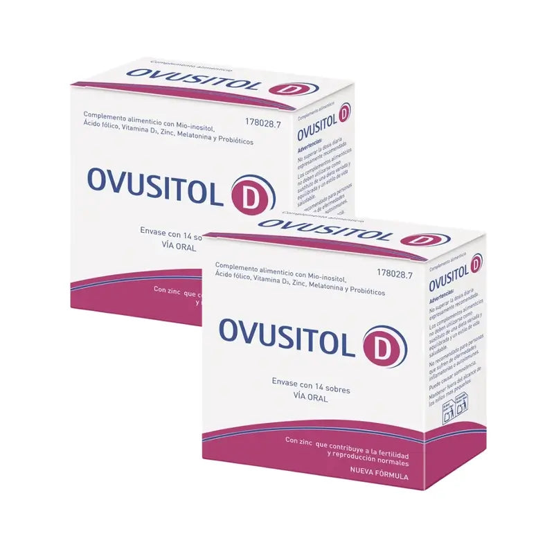 Ovusitol D, paquet de 2x14 enveloppes