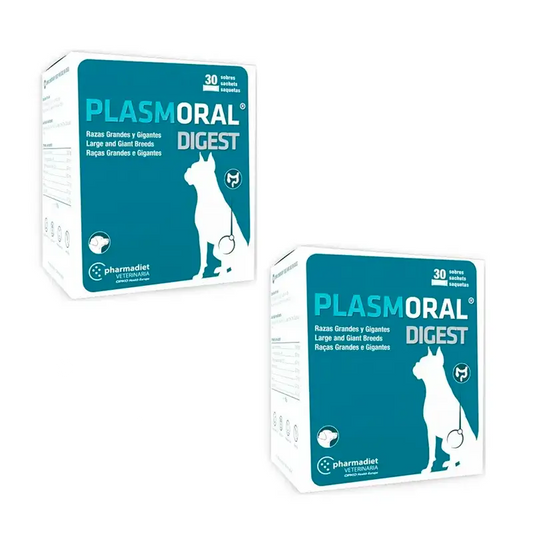 Pharmadiet Plasmoral Digest Grandes Races et Races Géantes, Pack 2 x 30 sachets