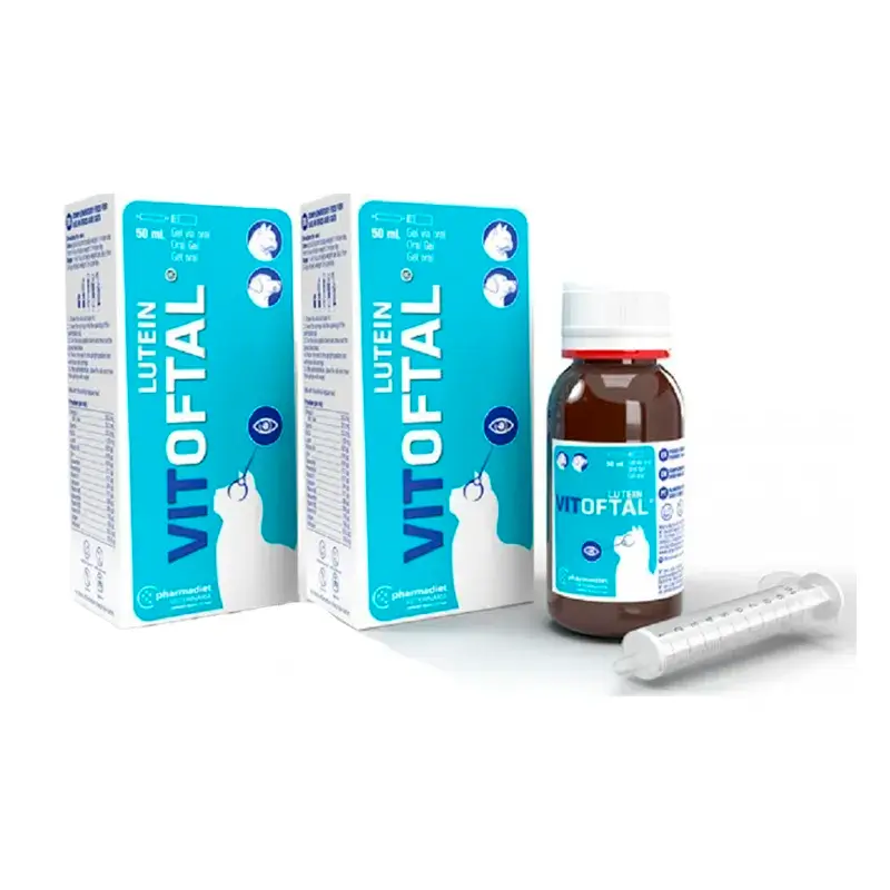 Pharmadiet Vitoftal Vitoftal Lutein Gel Plus, paquet de 2 x 50 ml