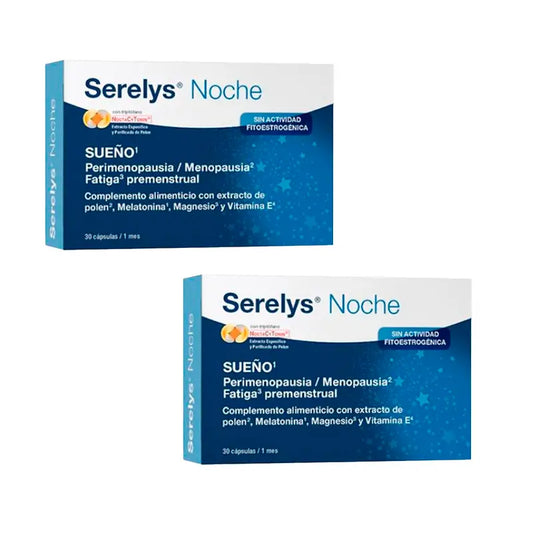 Serelys Night Food Supplement, Pack 2x30 Capsules