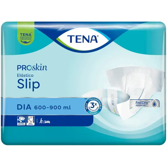 Tena Proskin Couche Slip Elastique Petite Journée , 80 unités