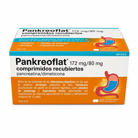 Pankreoflat, 50 Comprimés