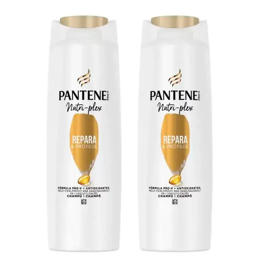 Pantene Nutri Plex Repair & Protect Shampooing, Pack 2 x 385Ml