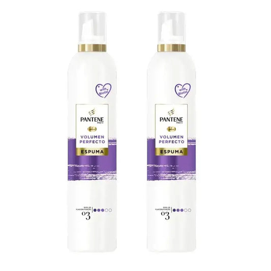 Pantene Pro-V Perfect Volume Mousse Nourrissante, Pack 2 x 300 Ml