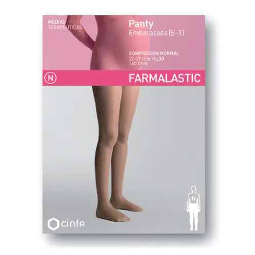 Farmalastic Compression Panty Normal Pregnant Beige, Large Size