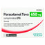 Paracétamol Teva-Rimafar Efg 650 mg, 20 comprimés