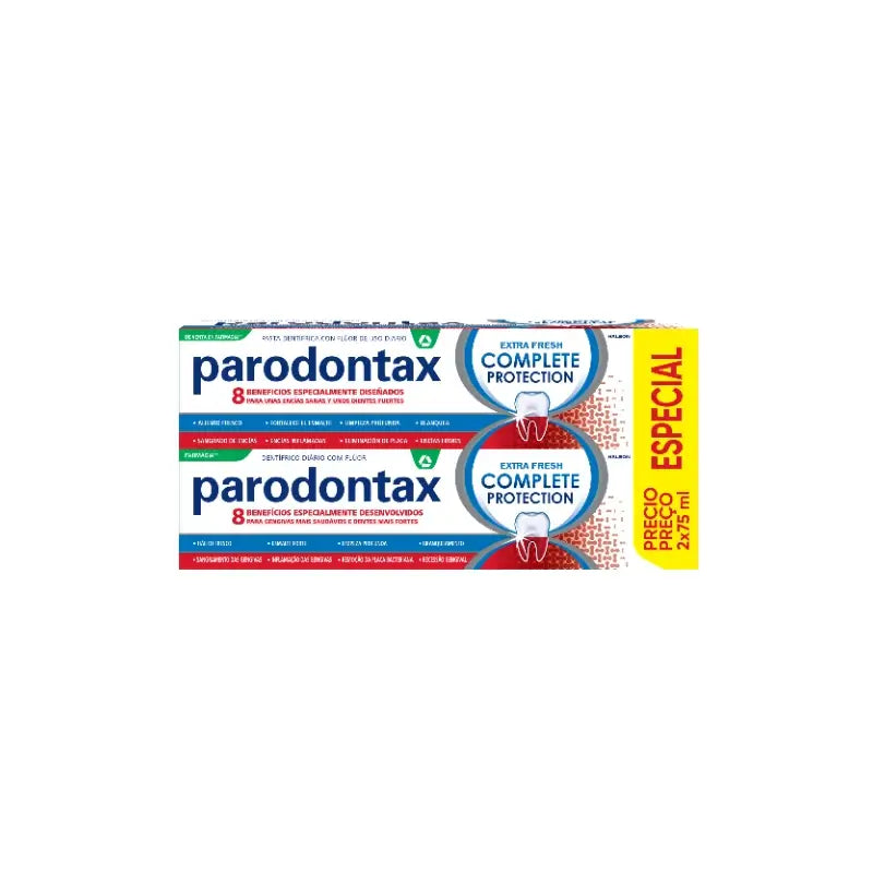 Parodontax Pack Dentifrice protection complète, 2x75 ml