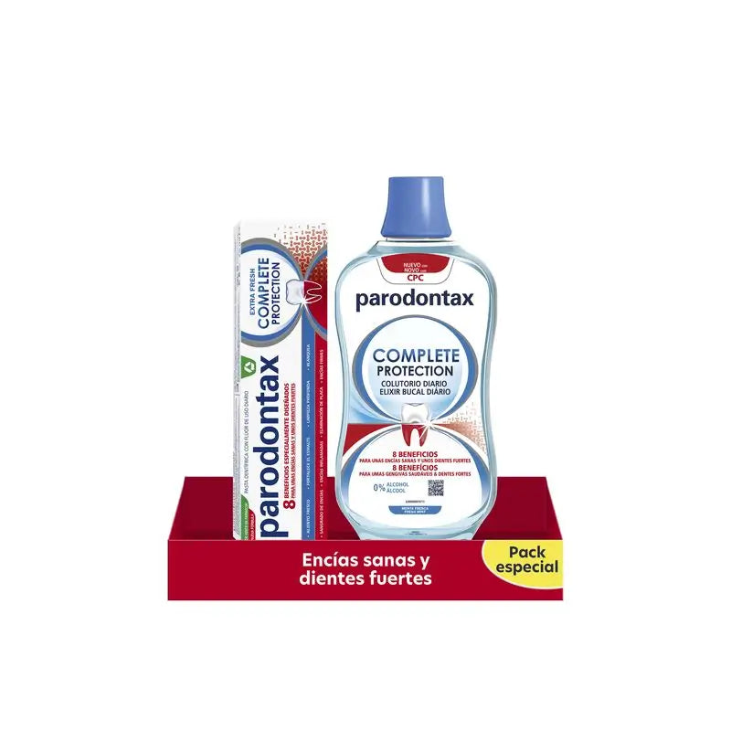 Pack Parodontax pour des gencives saines et des dents fortes (dentifrice + bain de bouche)