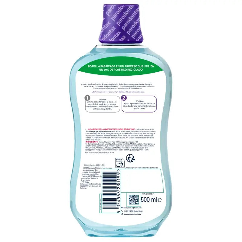 Parodontax renforce et protège le bain de bouche, 500 ml
