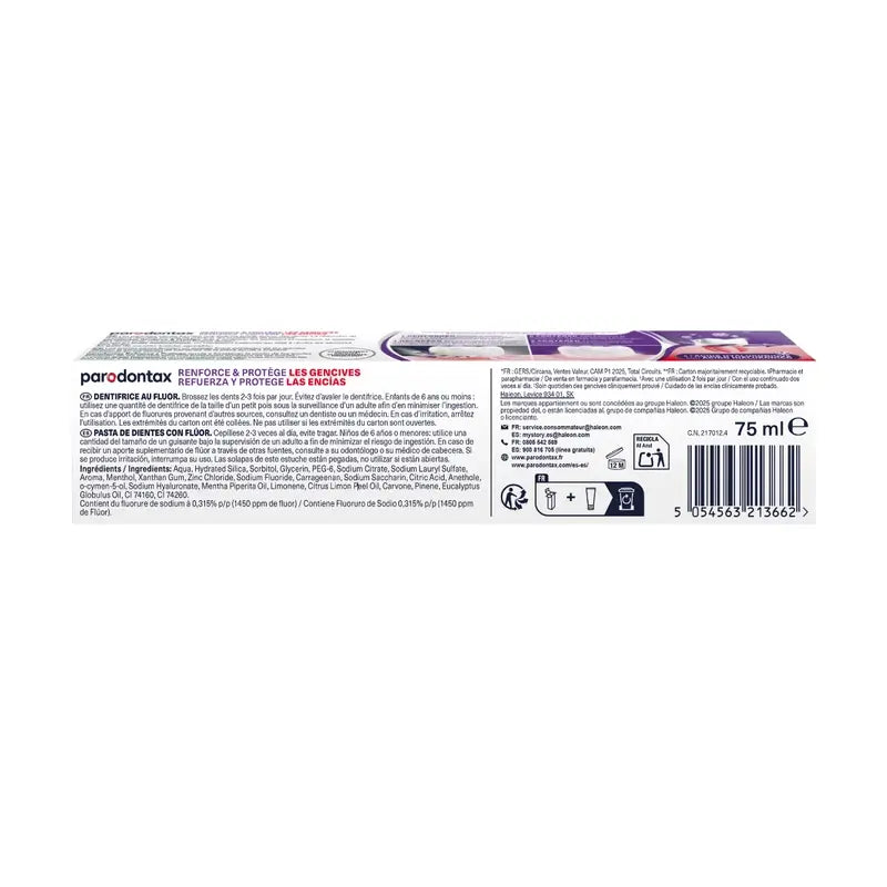 Dentifrice Parodontax Strengthen & Protect, 75 ml