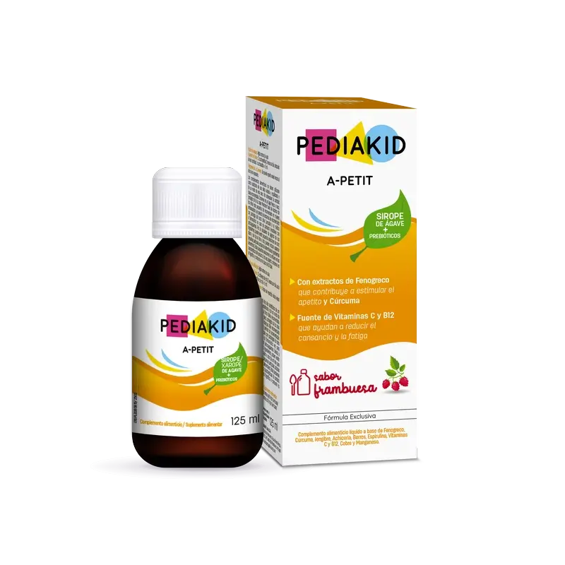 Pediakid Appetite-Tone sirop de framboise 125Ml