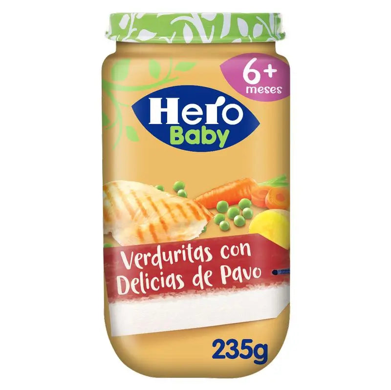 Hero Baby Vegetable Tart With Turkey Delight 235 Gr