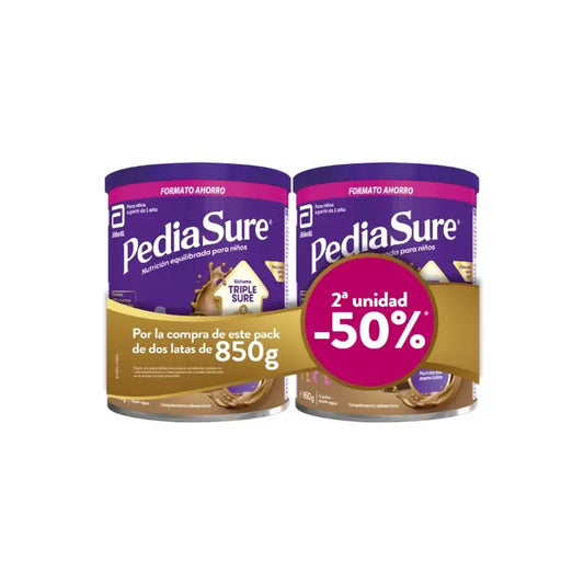 Pediasure Pack Pediasure Chocolat, 850 + 850 g