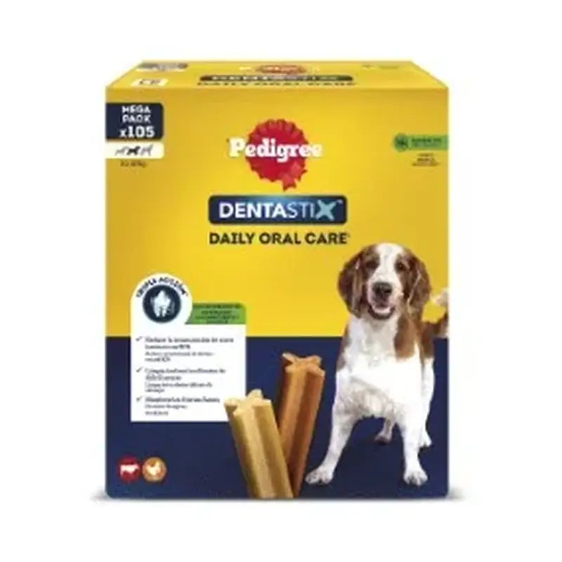 Pedigree Dentastix 105 15X7 bâtonnets Medium