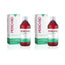 Perio Aid Bain de bouche d'entretien sans alcool, 2X500 ml