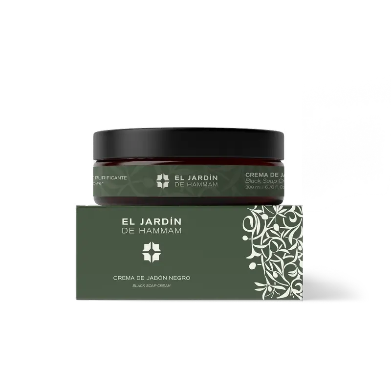 Crème de savon noir Hammam Garden, 200 ml