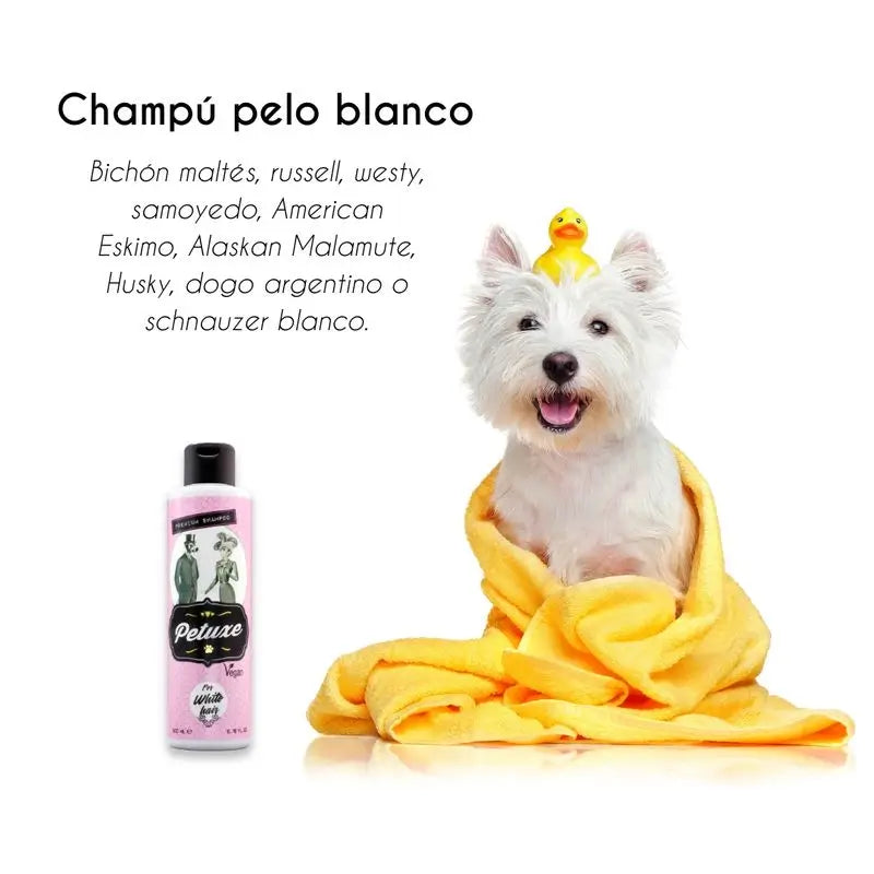 Petuxe White Hair Shampooing blanchissant 200 Ml