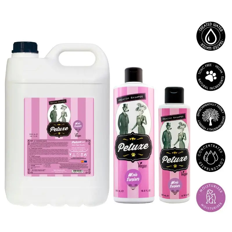 Petuxe Shampooing hydratant pour cheveux longs et raides 200 ml