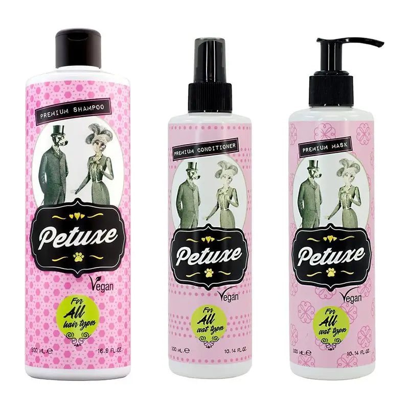 Petuxe All Breeds Pack (Shampooing + Masque + Conditionneur)