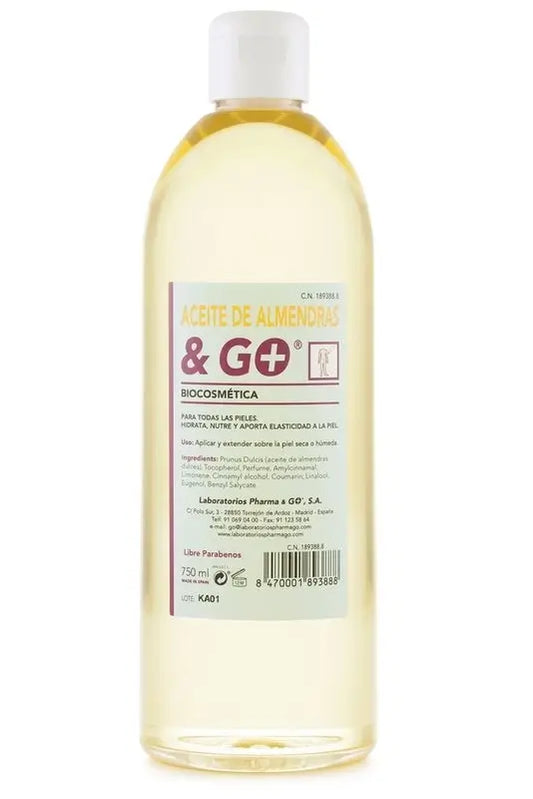 Pharma & Go Huile d'Amande Douce 750Ml.