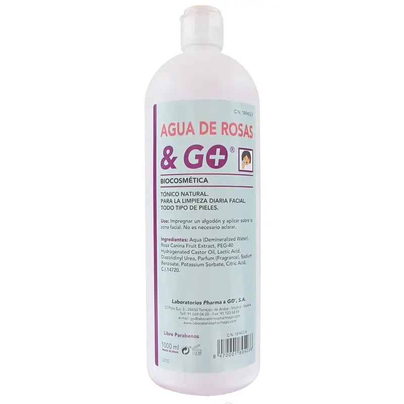 Pharma & Go Eau de Rose 1000Ml.