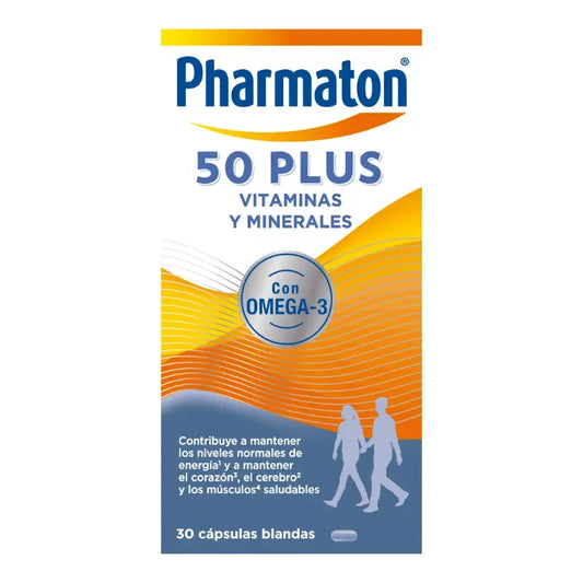 Pharmaton 50 Plus 30 gélules