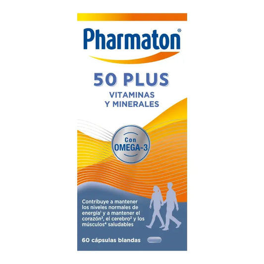 Pharmaton 50 Plus 60 gélules