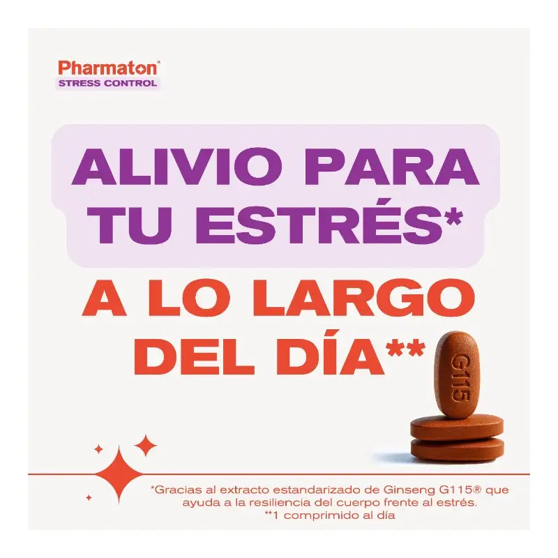 Pharmaton Stress Control Multivitamin, 100 comprimés